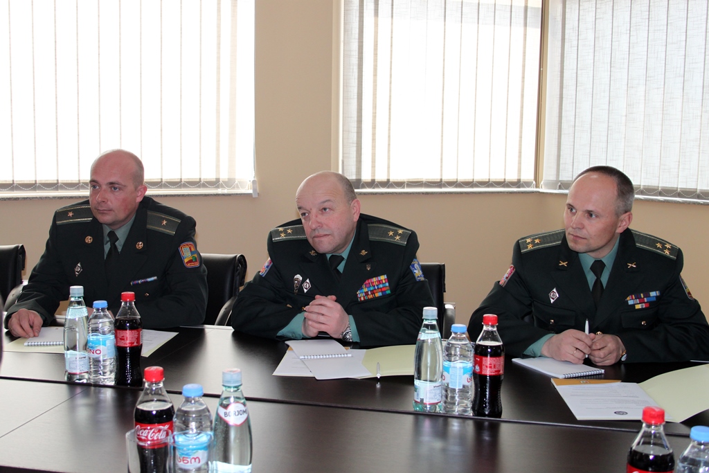 The Representatives of the Land Forces Academy of Ukraine at the NDA